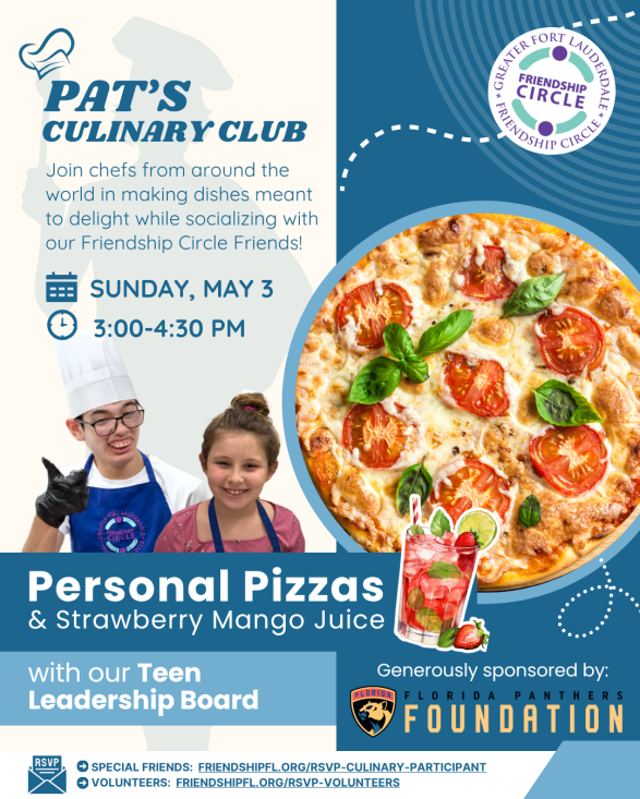 Personal Pizzas & Juice - May 3-2
