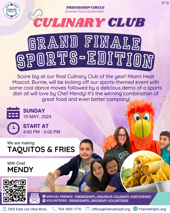 Culinary Club Grand Finale - Taquitos and Fries - May 19