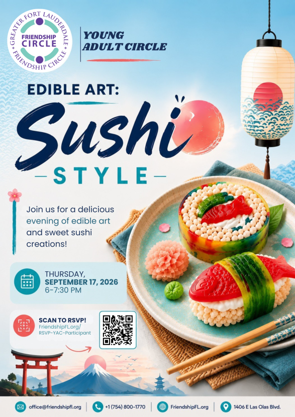 YAC Edible Art Sushi Style - Sept 17
